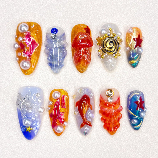 Oceanic Wonders - LRIS NAILS