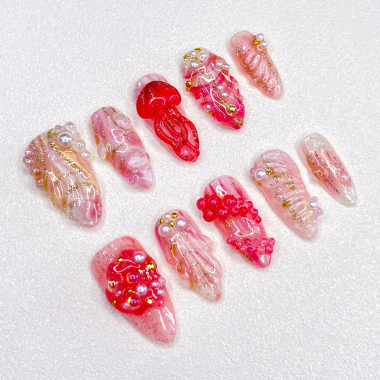 B Jellyfish Jewel - LRIS NAILS