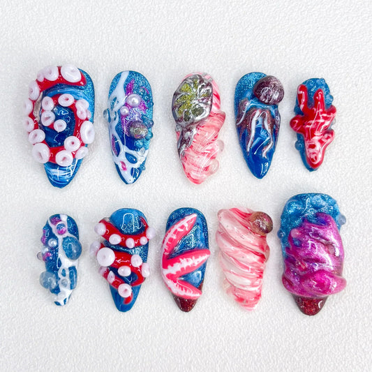 Underwater Whimsy - LRIS NAILS
