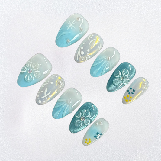 Frozen Petals - LRIS NAILS
