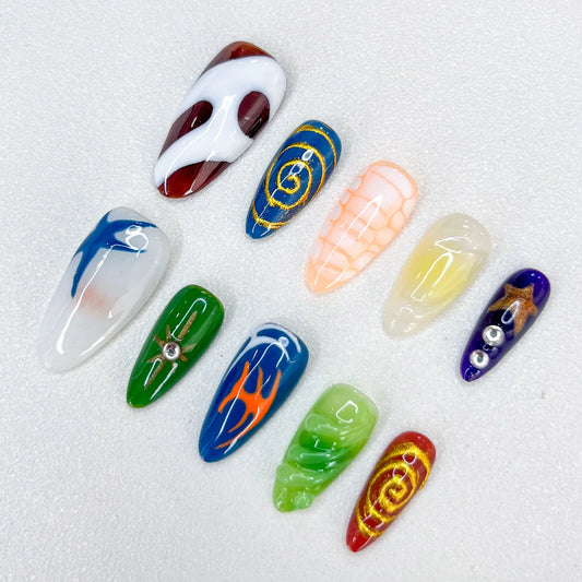 A Golden Spiral - LRIS NAILS