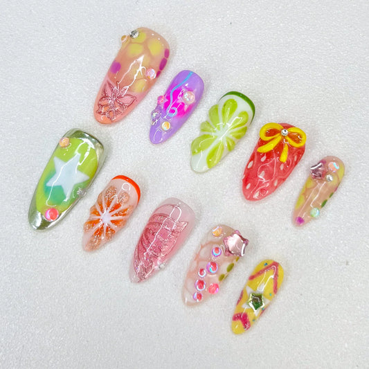 Tropical Bloom - LRIS NAILS