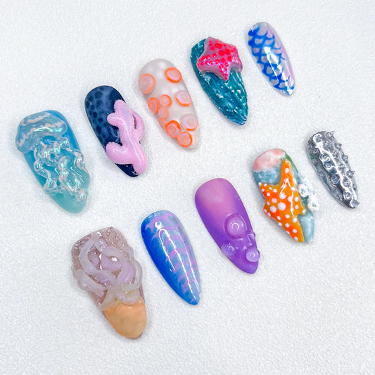Underwater Wonders - LRIS NAILS