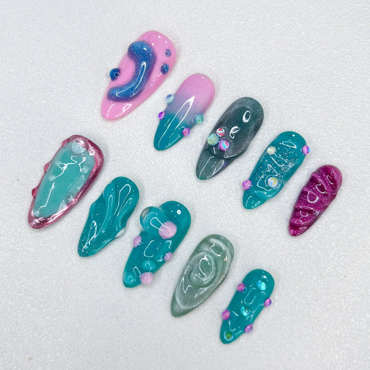 Pastel Lagoon - LRIS NAILS