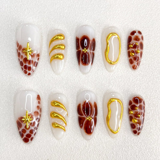 A Golden Ember - LRIS NAILS
