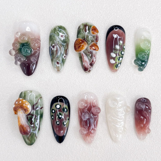 Crimson Bloom - LRIS NAILS