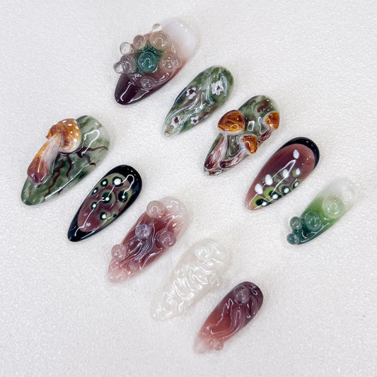 Crimson Bloom - LRIS NAILS