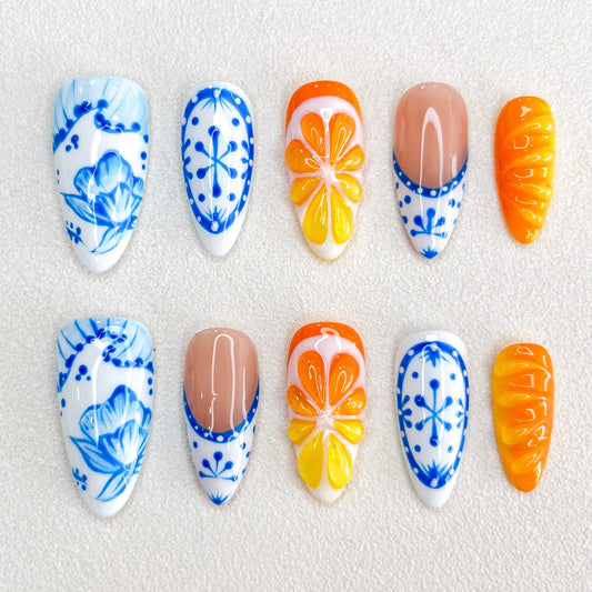 Porcelain Citrus - LRIS NAILS
