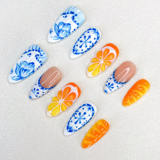 Porcelain Citrus - LRIS NAILS