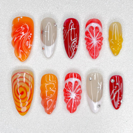 Citrus Ember - LRIS NAILS