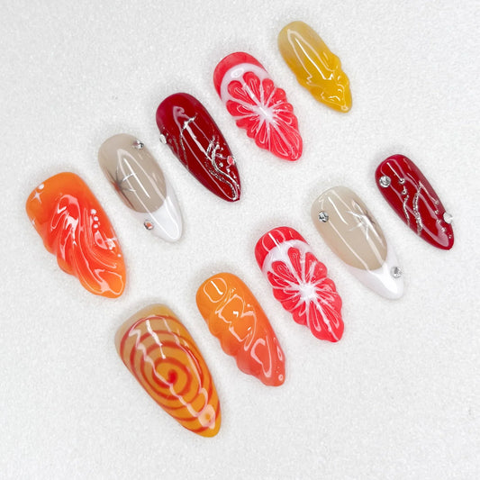 Citrus Ember - LRIS NAILS