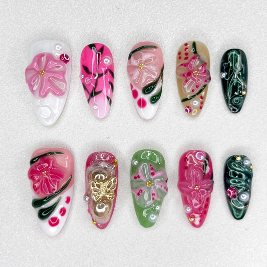 Botanic Whirl - LRIS NAILS