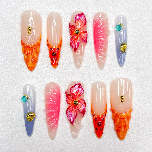 Sunlit Petals - LRIS NAILS