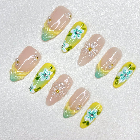 Lemon Bloom - LRIS NAILS