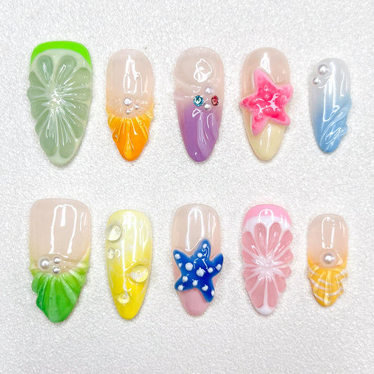 Tropical Ripple - LRIS NAILS