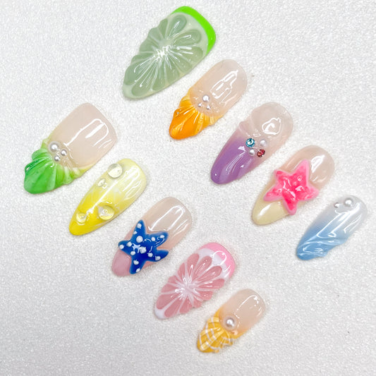 Tropical Ripple - LRIS NAILS