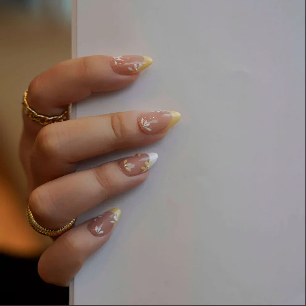 Golden Meadow Bloom - LRIS NAILS