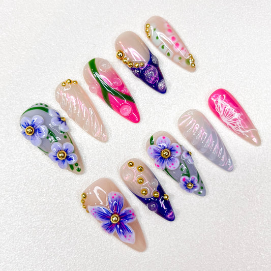 Violet Whimsy - LRIS NAILS