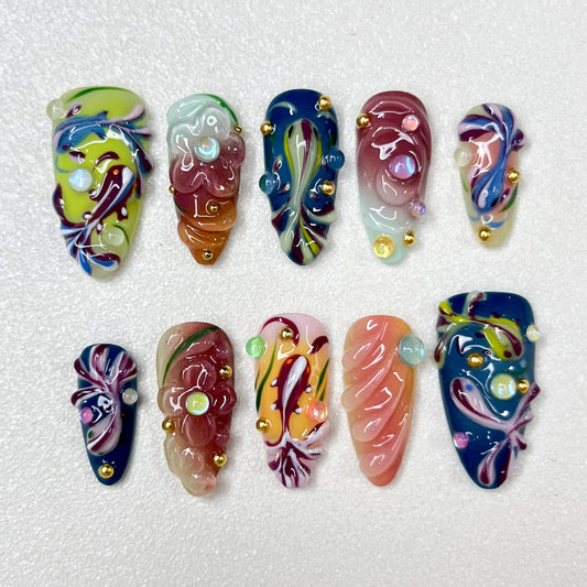 Electric Bloom - LRIS NAILS
