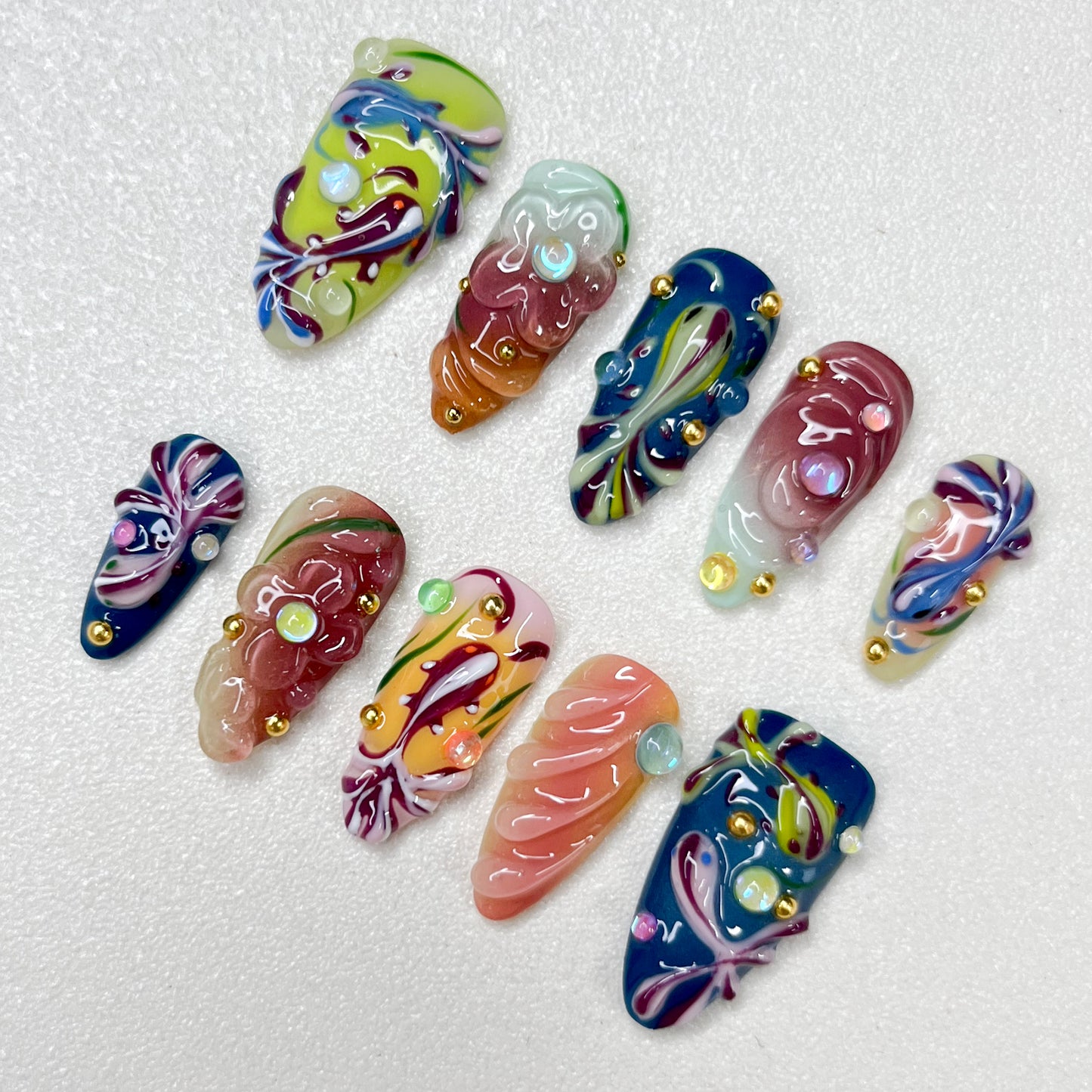 Electric Bloom - LRIS NAILS