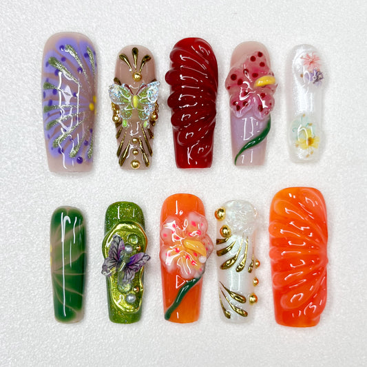 Tropical Whimsy - LRIS NAILS