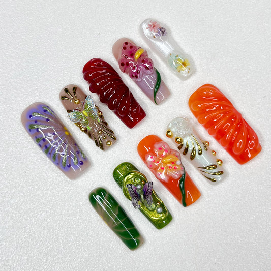 Tropical Whimsy - LRIS NAILS