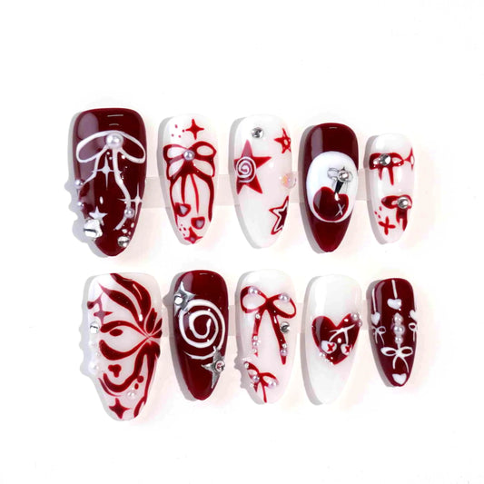 Burgundy Fantasy - LRIS NAILS