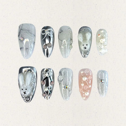 Moonlit Bunny - LRIS NAILS