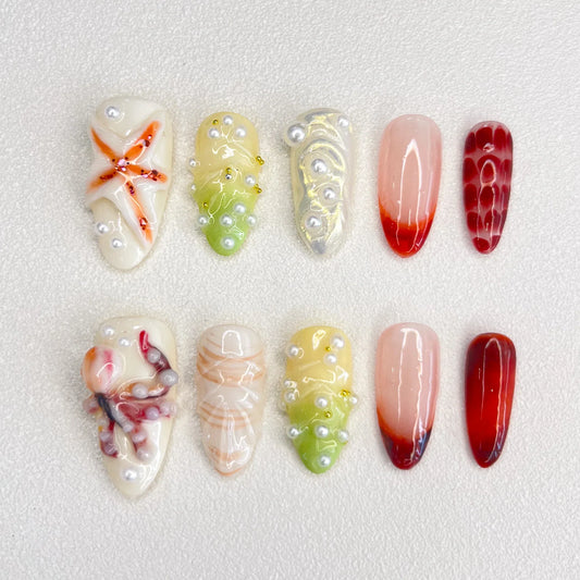 A Ocean Whispers - LRIS NAILS