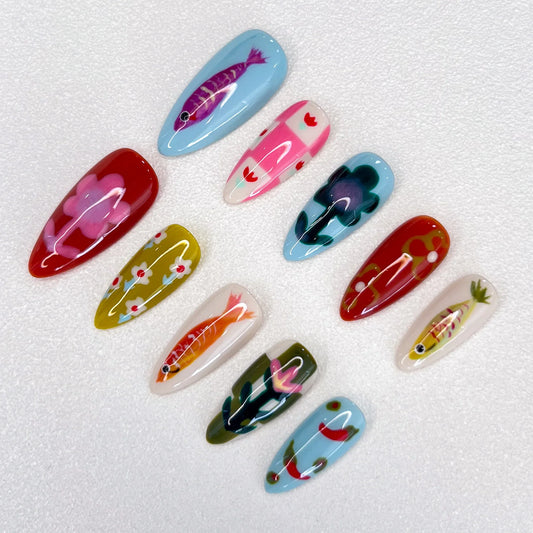 Koi Serenity - LRIS NAILS