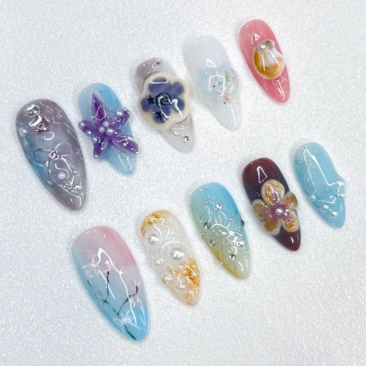 B Coastal Whimsy - LRIS NAILS