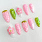 A Strawberry Bloom - LRIS NAILS