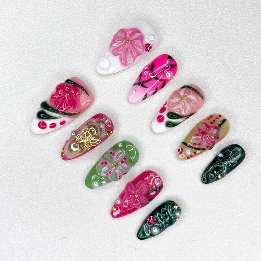 Botanic Whirl - LRIS NAILS