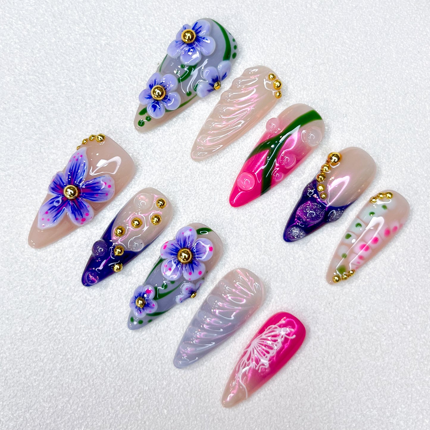 Violet Whimsy - LRIS NAILS