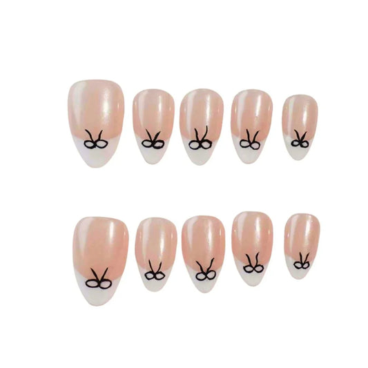 Elegant Bow Bliss - LRIS NAILS